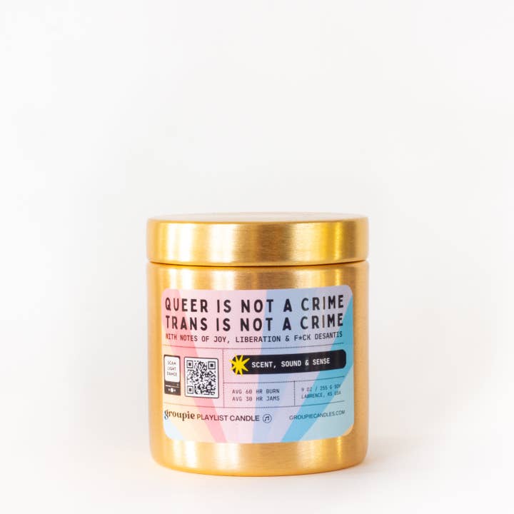 groupie candles - Wholesale Jar/Filled Candle - We Are Not A Crime (PRIDE)