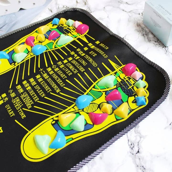 VIGOR - Wholesale Body Massager - Reflexology Acupressure Mat Pad Massager Massage Foot Stone