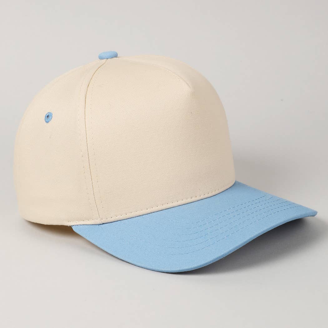 Fashion City – Engroshandel Baseballkasket - Til børn – Børns ensfarvede tofarvede baseballkasket i lærredsbomuld16