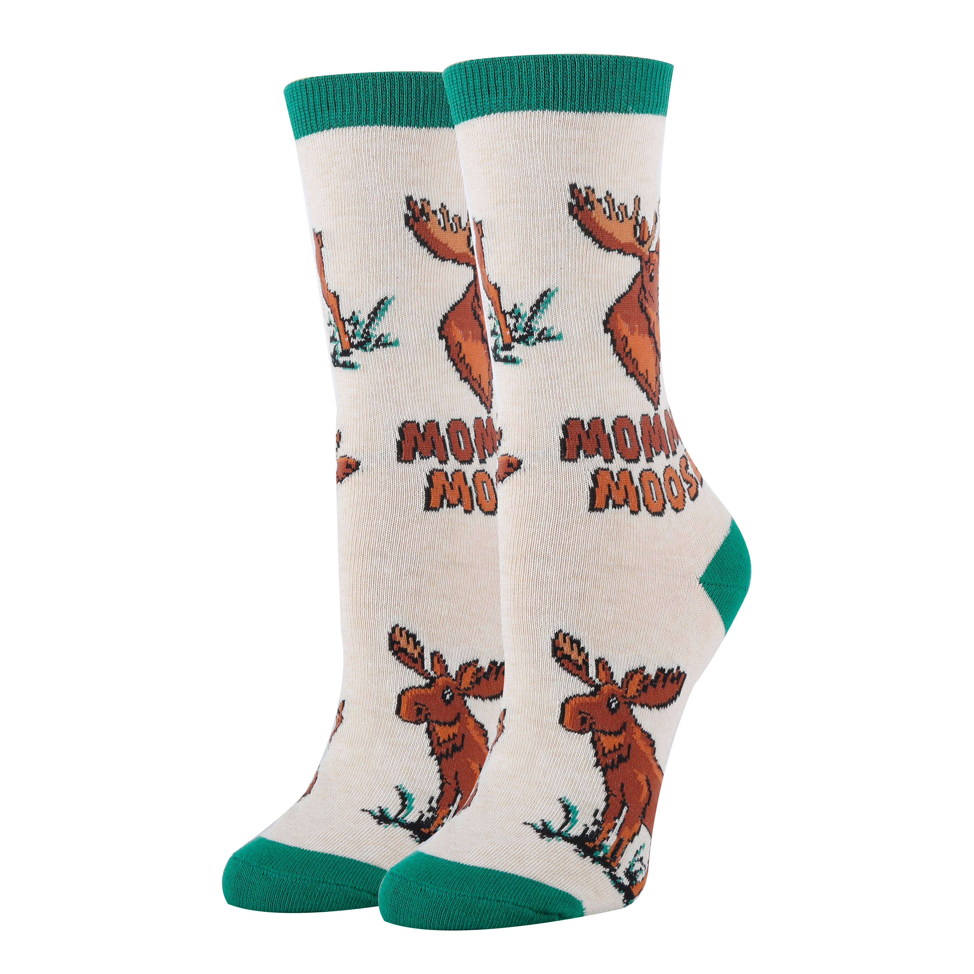 Oooh Yeah/Sock It Up/Oooh Geez Slippers - Wholesale Socks - Women's - Mommy Moose | Women's Funny Cotton Crew Socks0