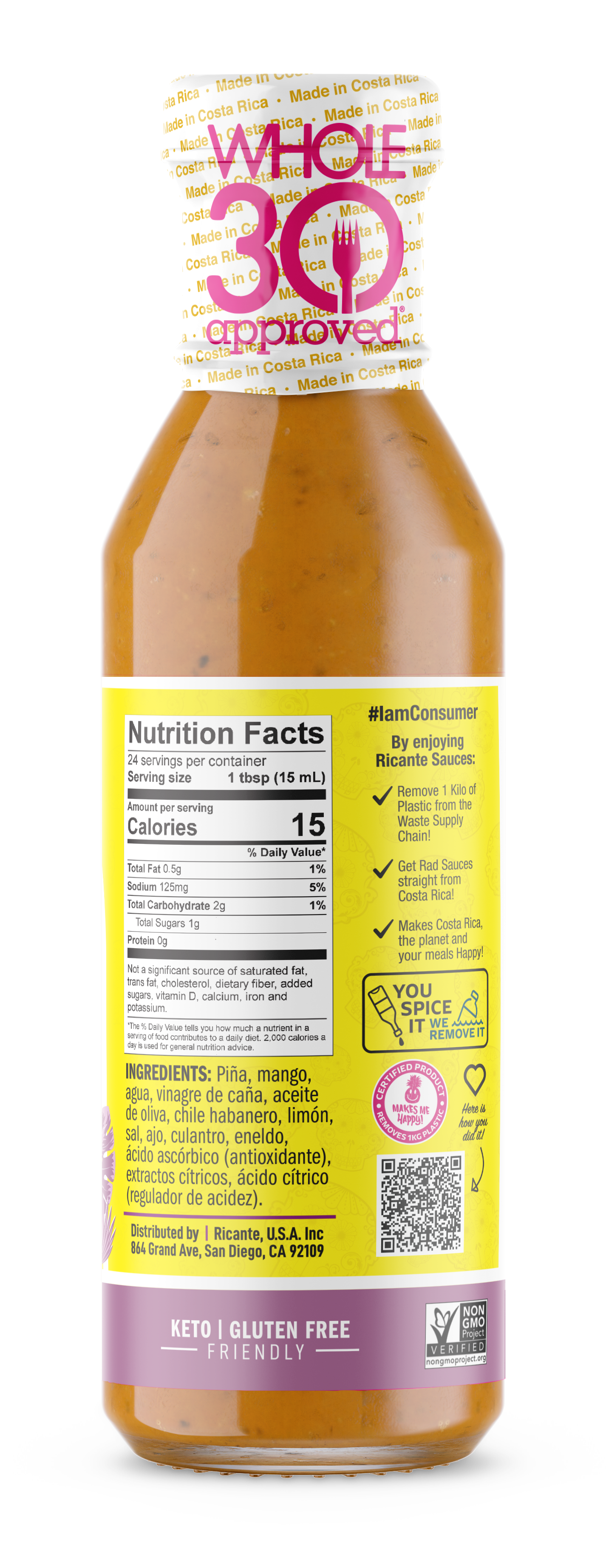 Ricante - Wholesale Hot Sauce - Pineapple Habanero Everything Sauce1