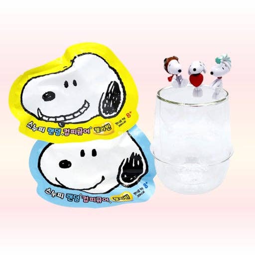 K-Wonderland – Copo/caneca por atacado – Conjunto 24 Figuras Decorativas Peanuts Snoopy para Copos Sortidas12