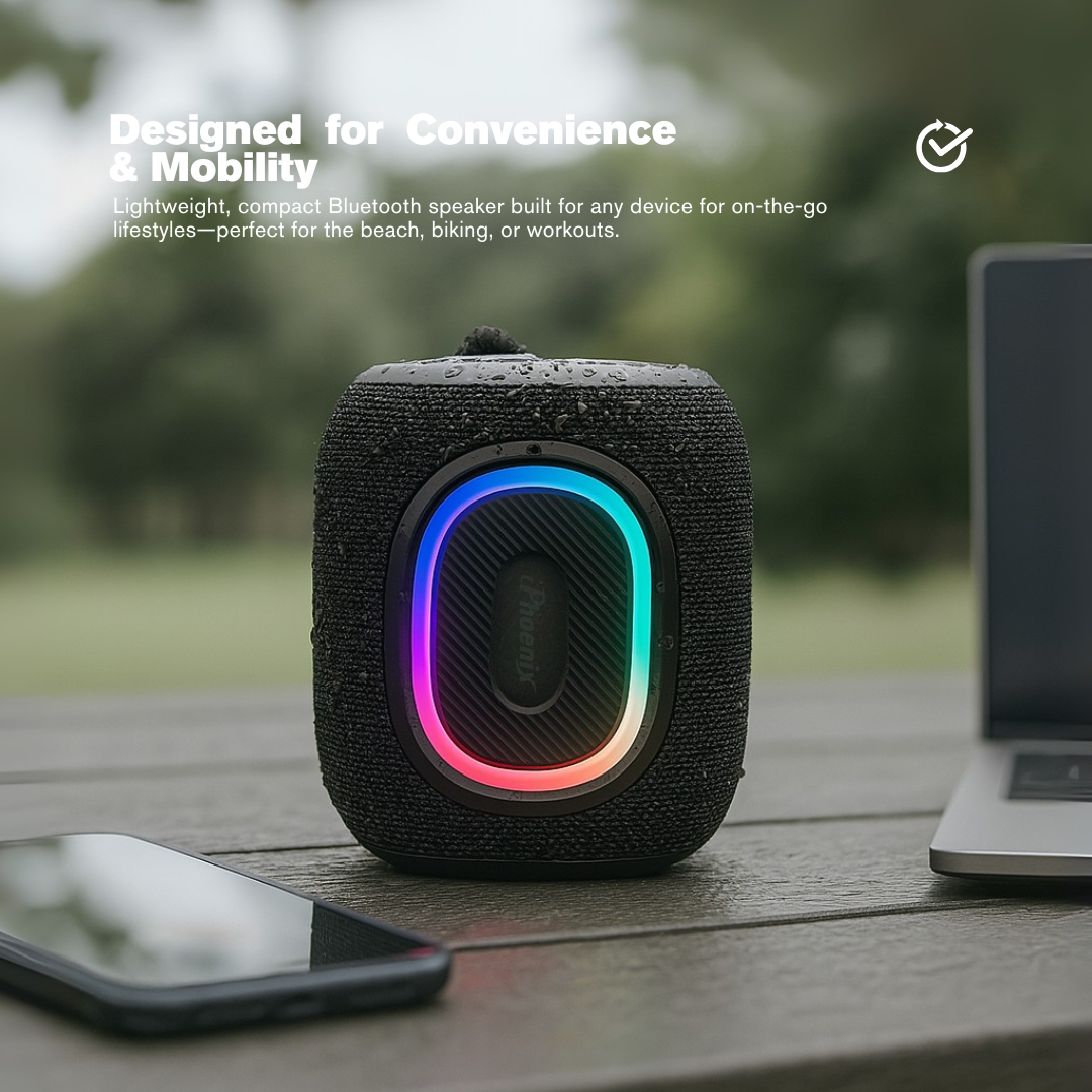 iPhoenix Technology Corporation - Wholesale Speakers - IP-190 Bluetooth Speaker Radio IPX6 WaterProof/Rechargeable 27