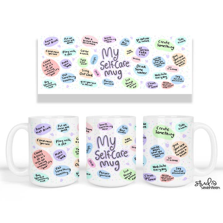 Self Care Coffee Mug, Daily Affirmations, Self Love for wholesale by Studio Seventeen