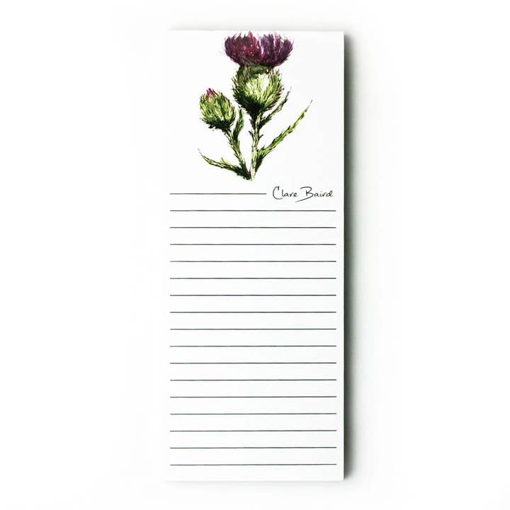 Clare Baird - Venta al por mayor Libretas - Bloc de notas - Flor de Escocia/Cardo
