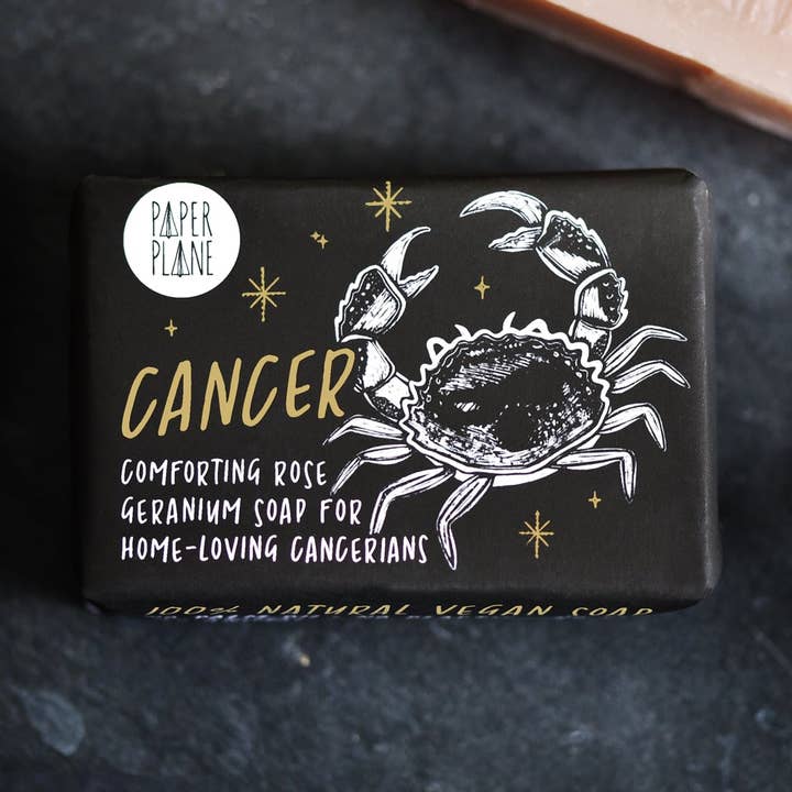 Cancer Star Sign Zodiac Soap for wholesale by Paper Plane
