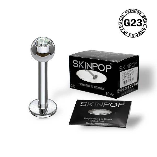 SKINPOP - Venta al por mayor Joyería - Hombre - Piercings labret estériles para primera aplicación1