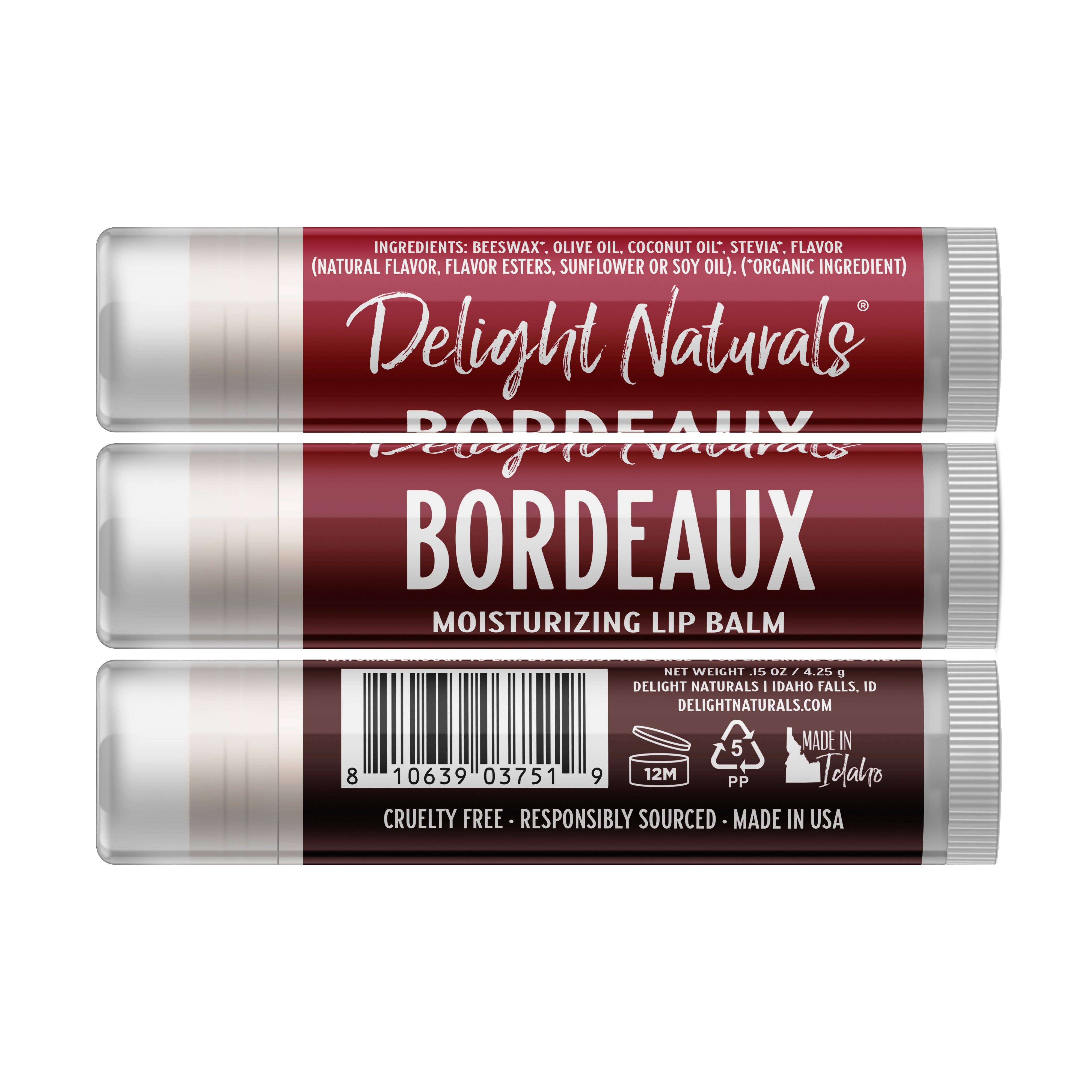 Delight Naturals - Wholesale Lip Balm Set - Wine Cellar Red Wine Lip Balm Set4