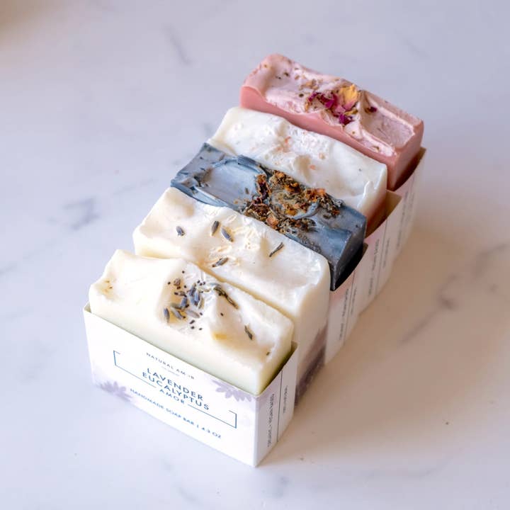 Natural Amor LLC - Wholesale Soap Set - Handmade Soap Gift Box 5pk1