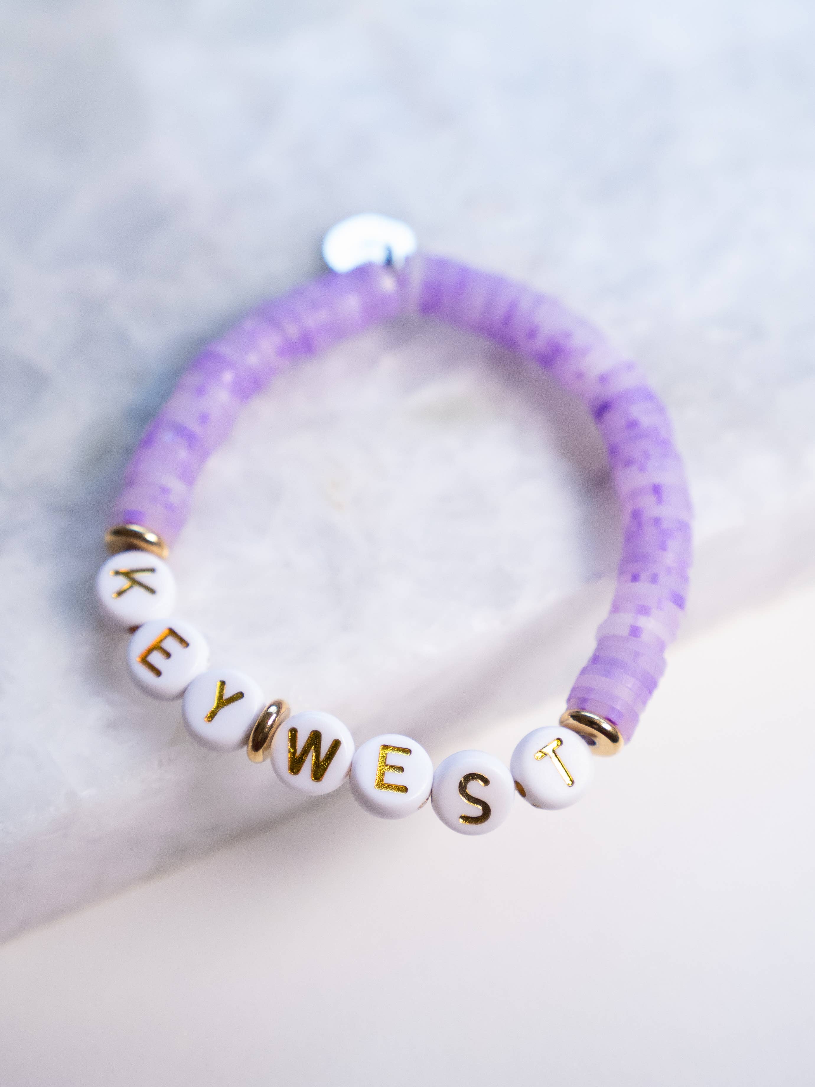 Haven - Wholesale Beaded Bracelet - Kids - Customizable Letter Bracelet - Polymer Clay - Kid Size14