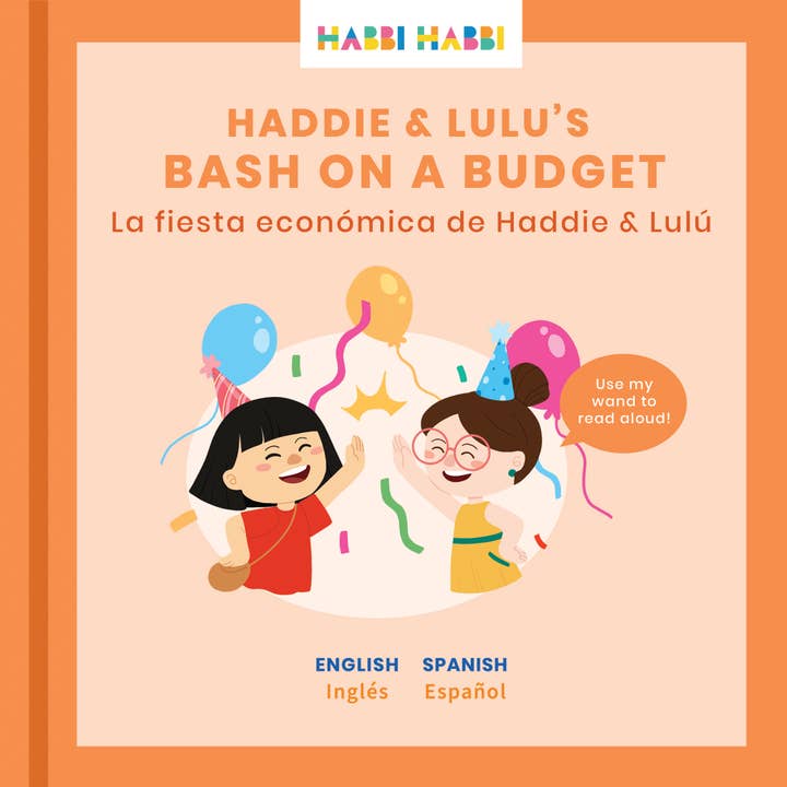 Haddie & Lulu's Bash on a Budget for wholesale by Habbi Habbi Bilingual Books