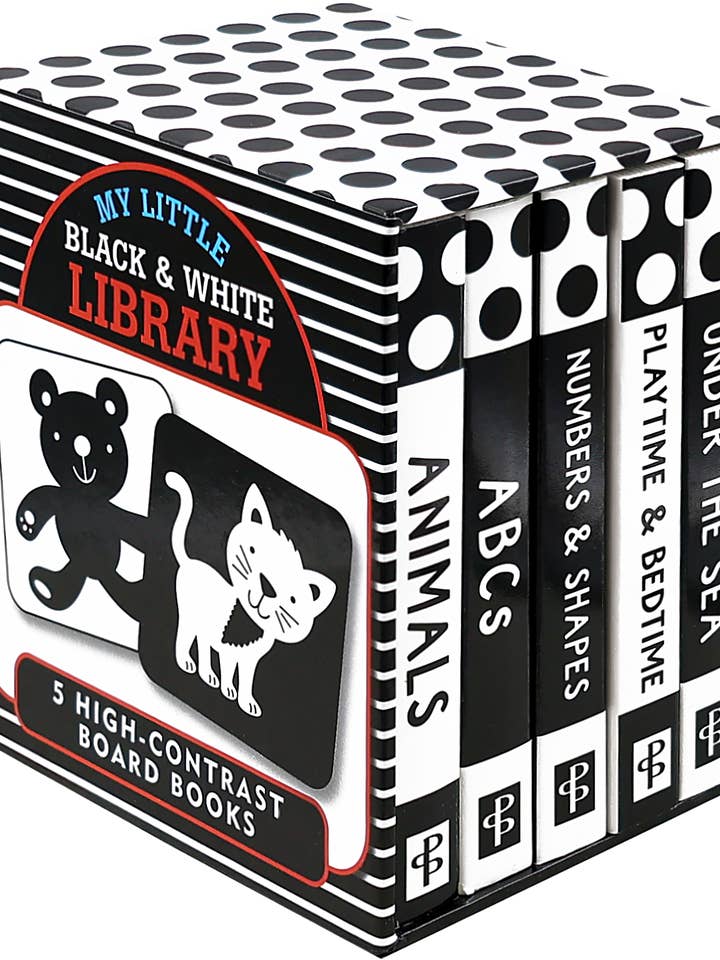 My Little Black and White Board Book Library for wholesale by Peter Pauper Press