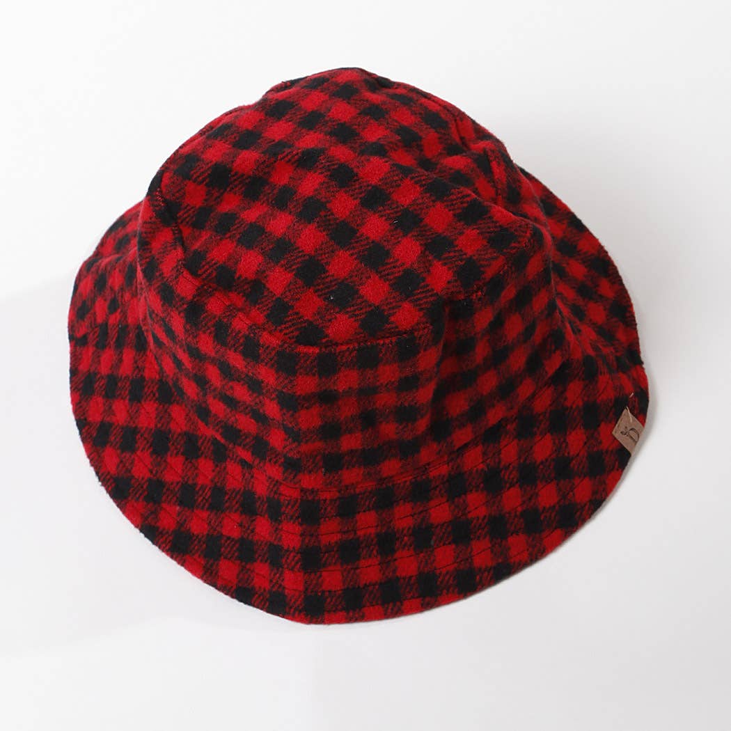 3AM BY H&D ACCESSORIES - Wholesale Bucket Hat - Women's - Classic Plaid Bucket Hat3