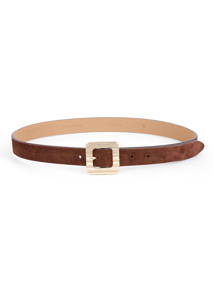 Timeless Texture Belt in Warm Truffle for wholesale by Ettika