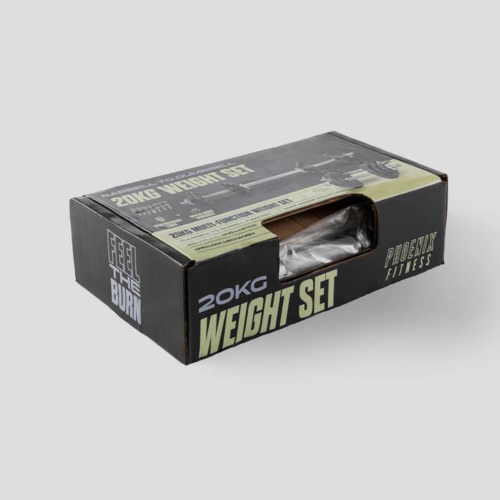 Phoenix Fitness - Wholesale Fitness Equipment - 20KG Adjustable Dumbbell and Barbell Set10