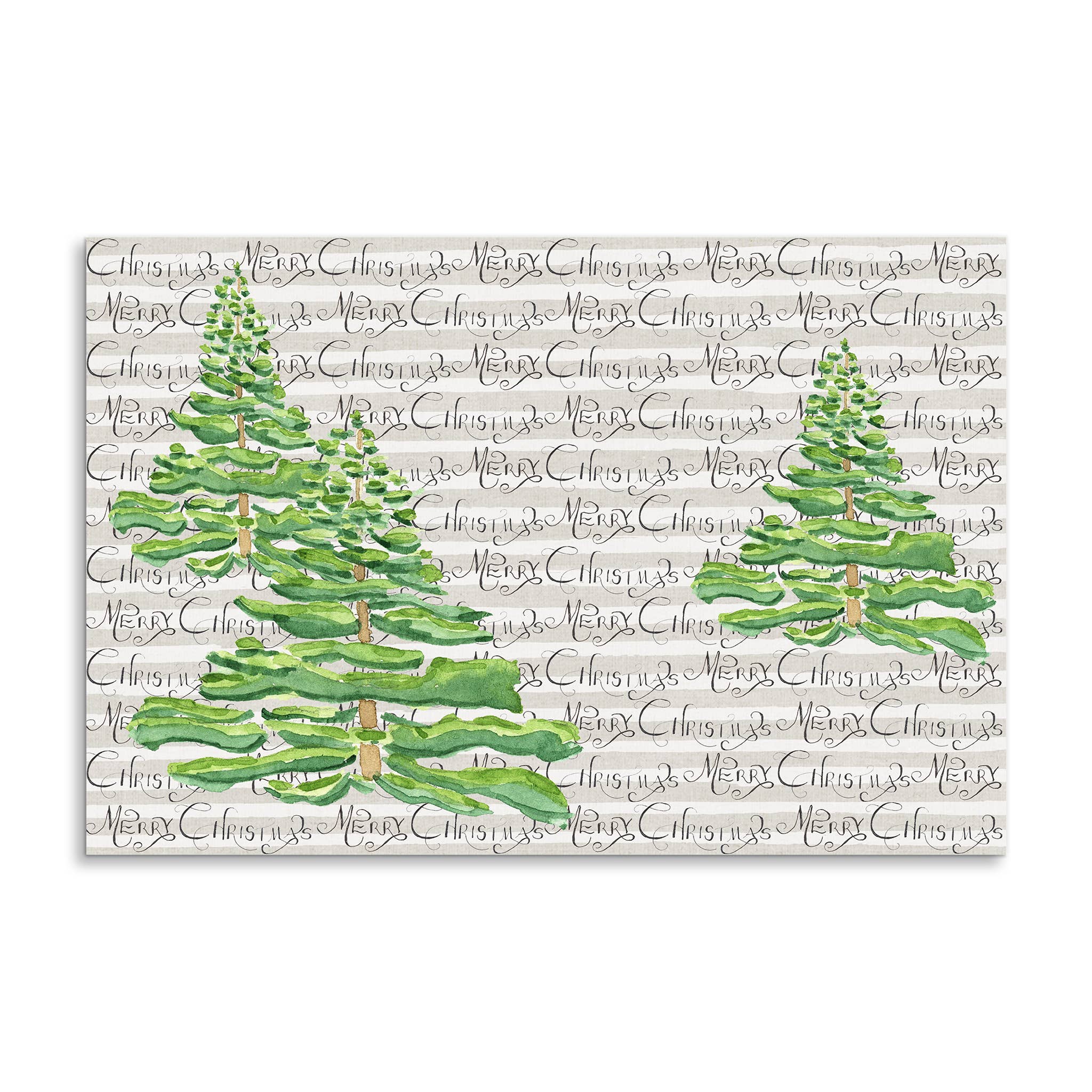French Graffiti – Engroshandel Engangdækkeserviet – Træer med glædelig julepapir dækkeservietter1