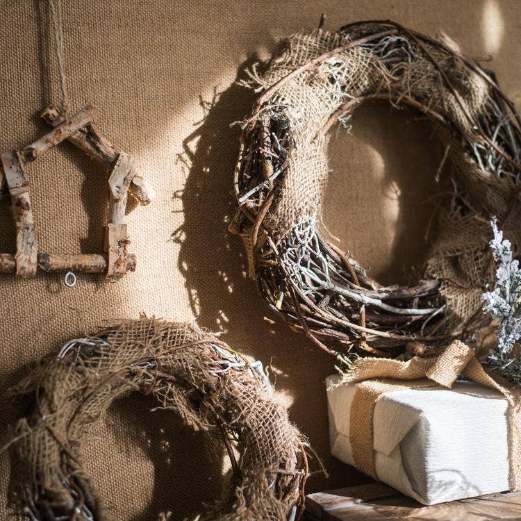 Rustic Reach - Wholesale Wreath - Natural Rattan and Willow Wreath8