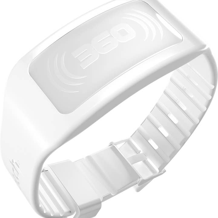 TheBugCo. - Vente Insectifuges - Bracelet anti-moustique TheBugWatch - Blanc glacier (Adulte)