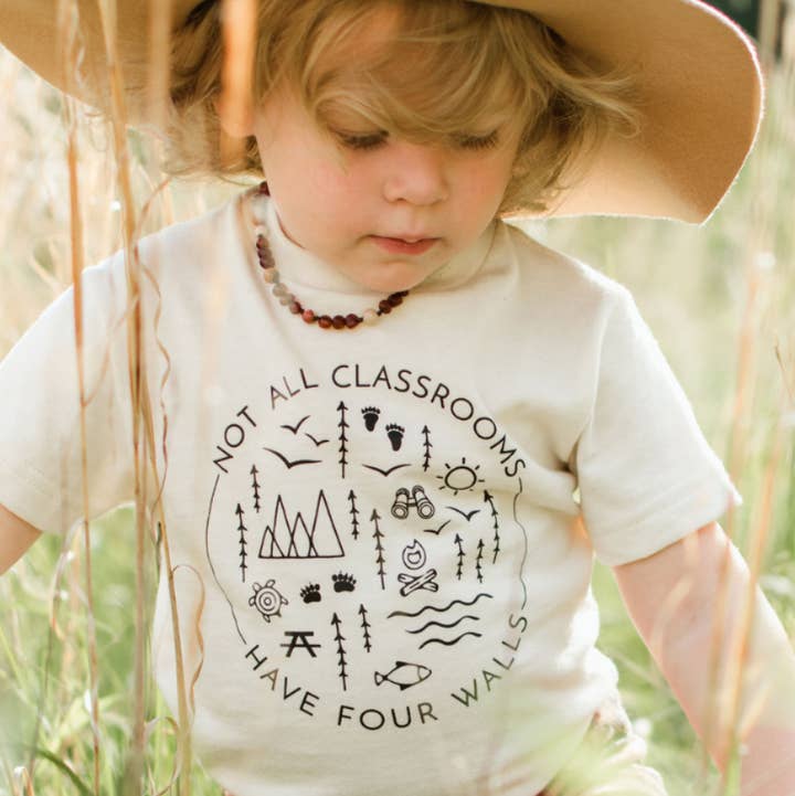 Nature Supply Co - Wholesale Screen Printed T-Shirt - Kids - Not All Classrooms Have Four Walls Kids Shirt1