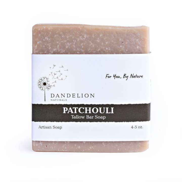 Dandelion Naturals - Wholesale Bar Soap - Patchouli Tallow Bar Soap | Tallow Skin Care | Bar Soap2