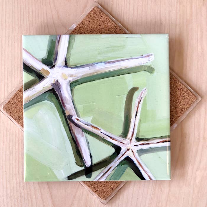 Art by Alyssa - Venta al por mayor Salvamanteles - Estrellas de mar en salvamanteles0