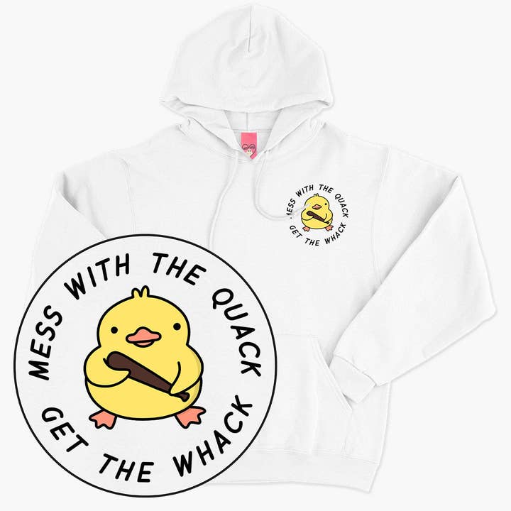 Hoodie "Mess With The Quack" (Unissexo) por atacado de SassySpud