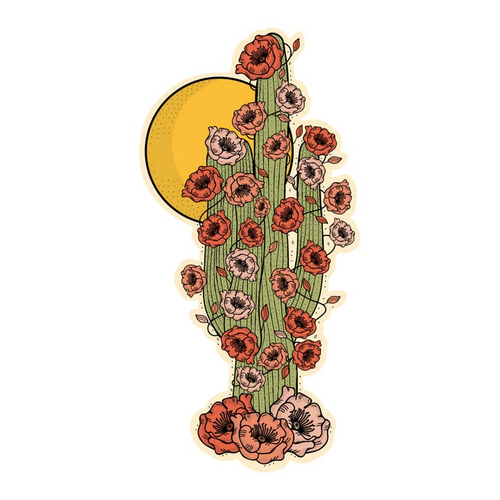 Desert Sunset - Vinyl-Aufkleber für den Großhandel von Graphic Heart