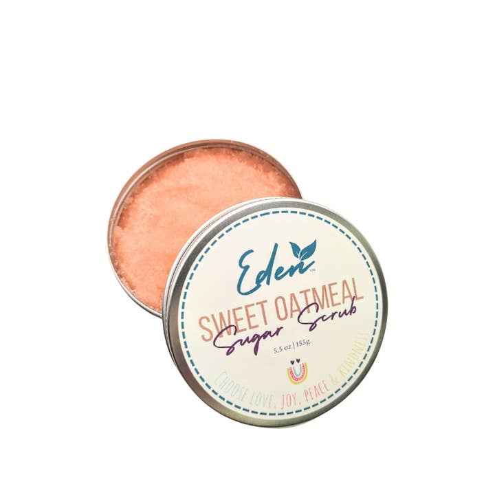 Sugar Scrub - Sweet Oatmeal for wholesale by Eden Daily Essentials