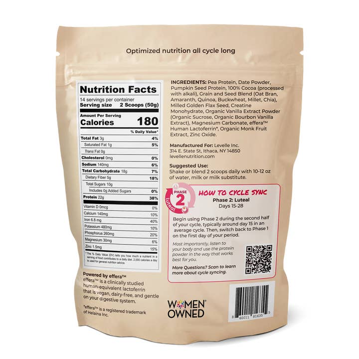 Levelle Nutrition - Wholesale Protein/Superfood Powder - Boom Chocolata Vegan Protein Set - 24ct Case– SPECIAL BUY7