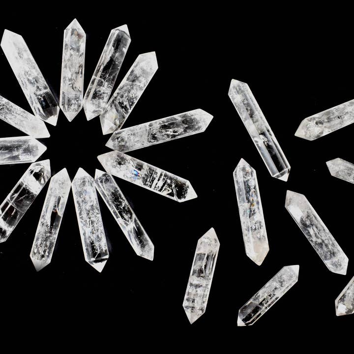 Soothing Crystals - Wholesale Spiritual Stone/Crystal - Crystal Points | Clear Quartz | Double Point Crystal Pencils5