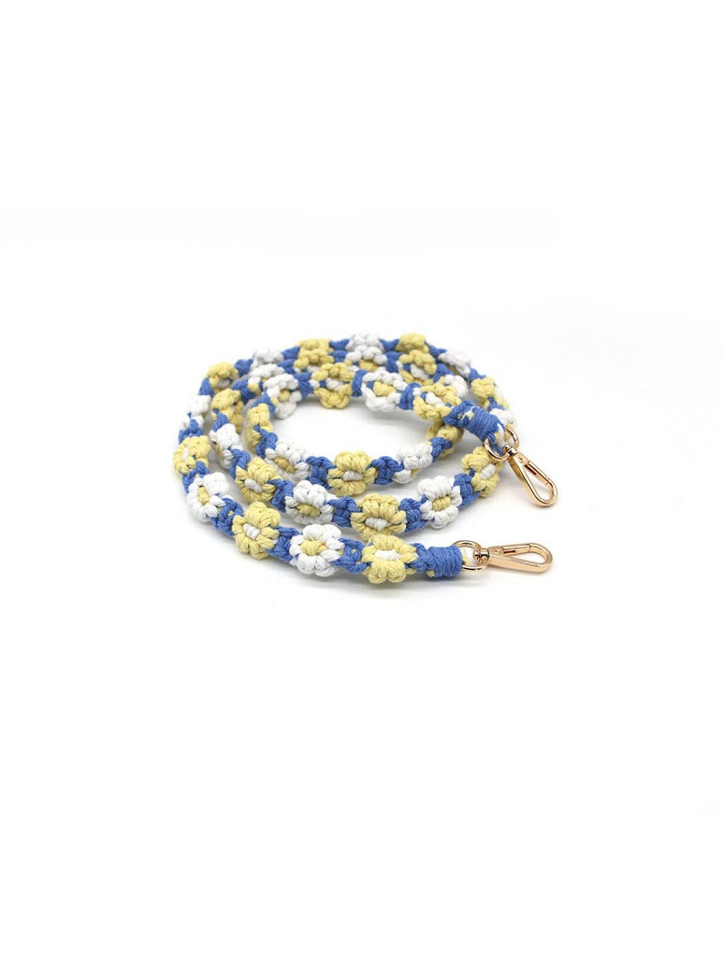 Funkyrel® Atzbranding Limited – Fita porta-chaves – Mulher por atacado – Koco - Fita de Telefone e Porta-chaves de Margarida em Croché8