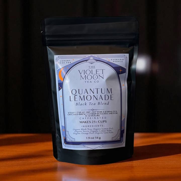 Quantum Lemonade 25 Cup Bag Iced Tea Lemonade Loose Leaf for wholesale by The Violet Moon Tea Co.