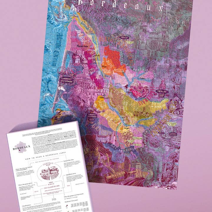 Water & Wines US - Wholesale Puzzle - Adult - Bordeaux Wine Puzzle1