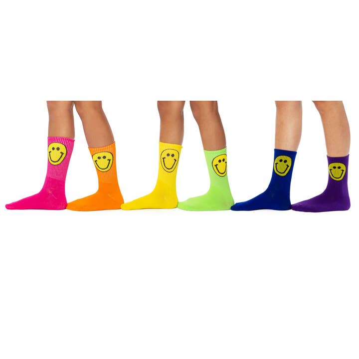 Malibu Sugar - Wholesale Socks - Kids - Happy Face Socks for Girls Cute Christmas 2025 Gift11