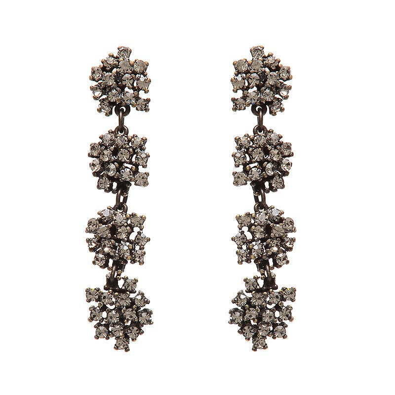 Rebel Designs Accessories – Großhandel Ohrhänger – Cluster-Blumen-Ohrringe