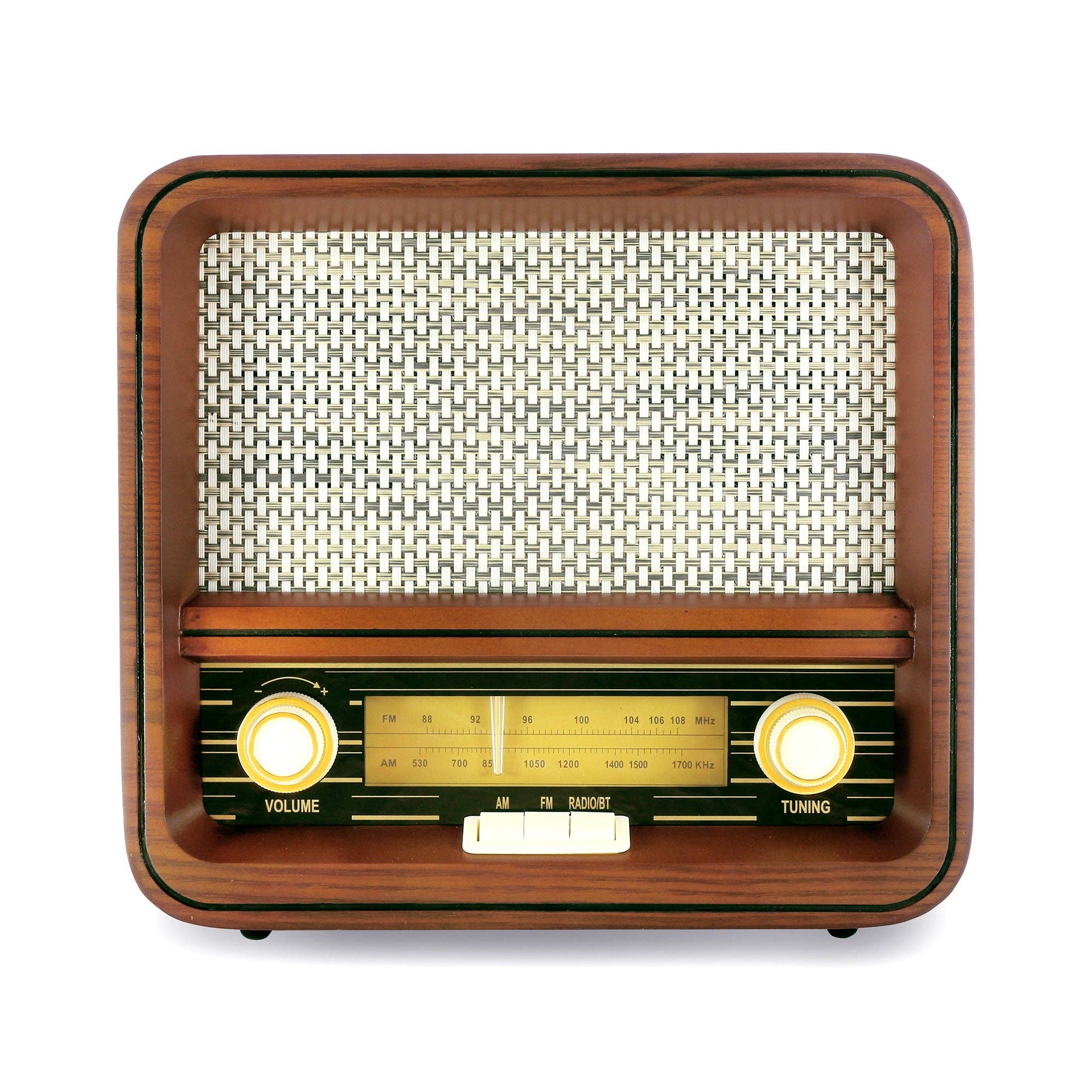 Master Tailgaters, LLC - Wholesale Speakers - Fuse RAD Vintage Retro AM/FM Radio Speaker with Bluetooth