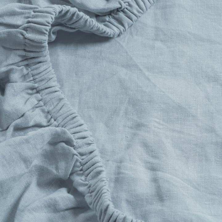 Lençol ajustado Aqua Linen por atacado de The Katha