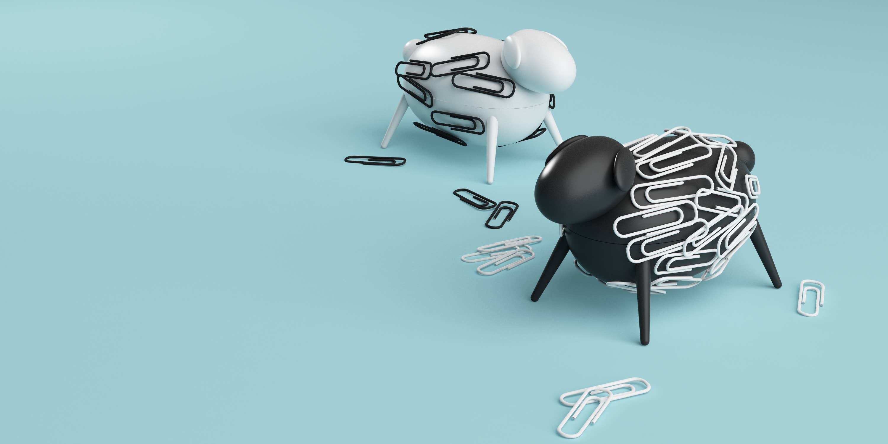 Allocacoc DesignNest - Venta al por mayor Clips - Soporte magnético Sheepi para sujetapapeles6