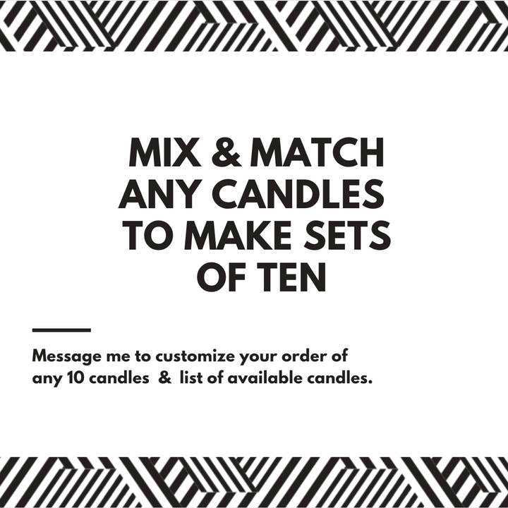 Mix Box of 10 Prayer Candles for wholesale by Flaming Feminist
