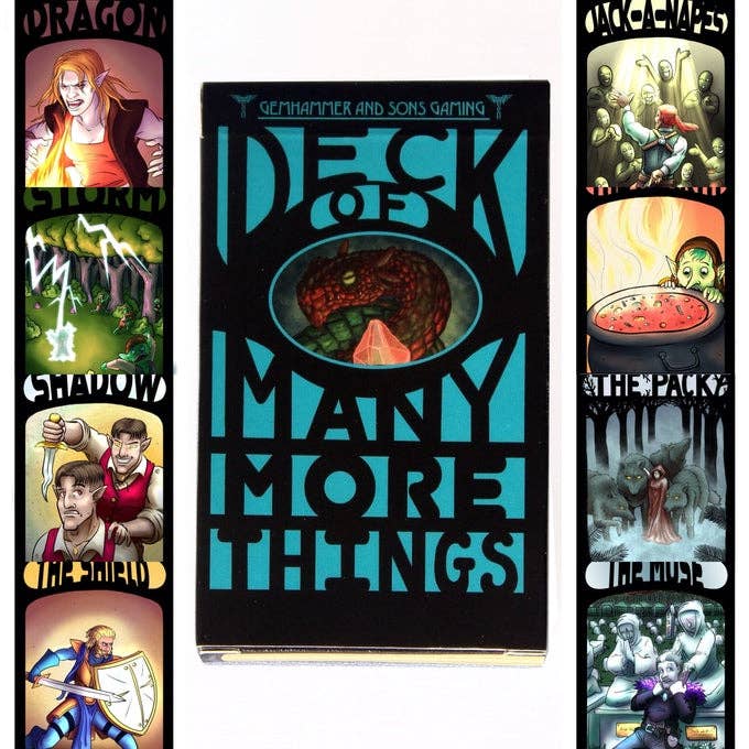 Gemhammer and Sons - Wholesale Tarot Cards - Deck of Many More Things1