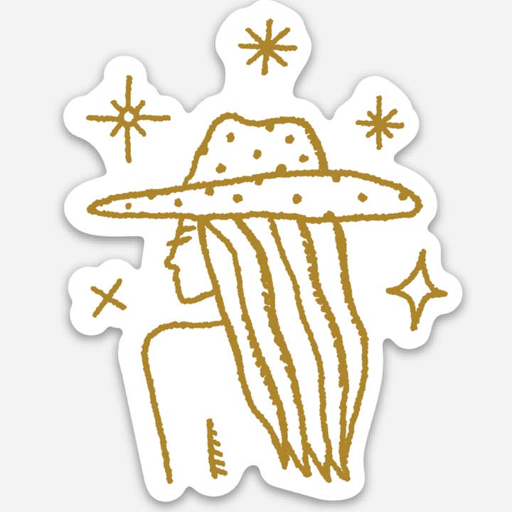 inviting affairs paperie - Wholesale Sticker - Cowgirl Chic Sticker – Aesthetic Western Vinyl Sticker