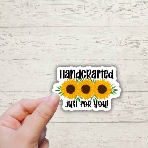 Speciaal voor jou handgemaakt - Sunflower Small Business Stickers voor wholesale door Forest Crafts