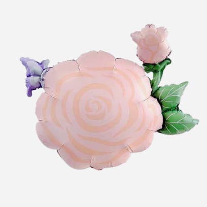 Rosa rosformad folieballong för wholesale av Partybarco