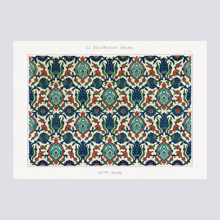 La Decoration Arabe No.48 (1885) Fine Art Print for wholesale by Milisima Studio