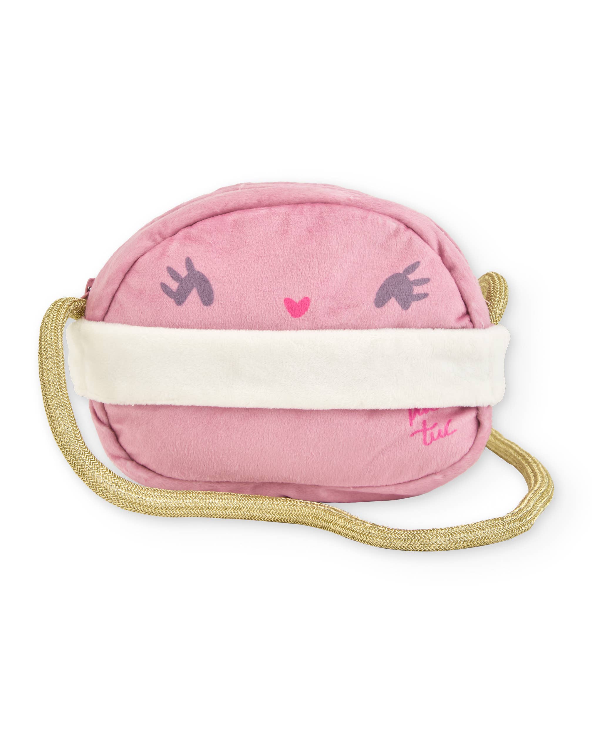 tuc tuc - Wholesale Crossbody Bag - Kids - Crossbody bag for girls in pink with embroidered detail0