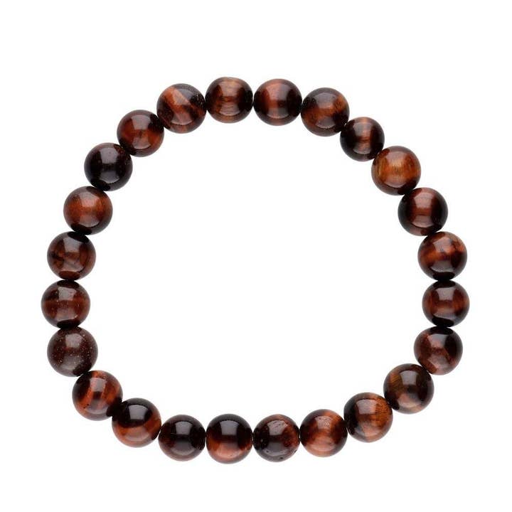 Bull’s Eye Stone Bracelet |Natural Grounding Bracelet Ox Eye for wholesale by Giuseppina Shop
