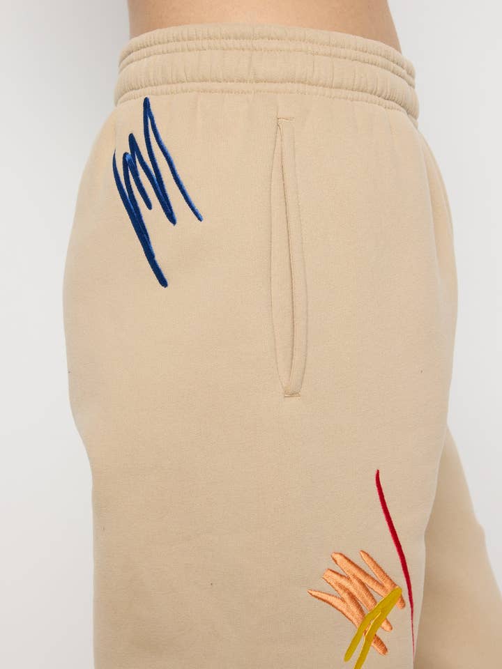 SAMII RYAN - Wholesale Lounge Sweatpants/Joggers - Women's - Peanuts Create Sweatpants, Tan