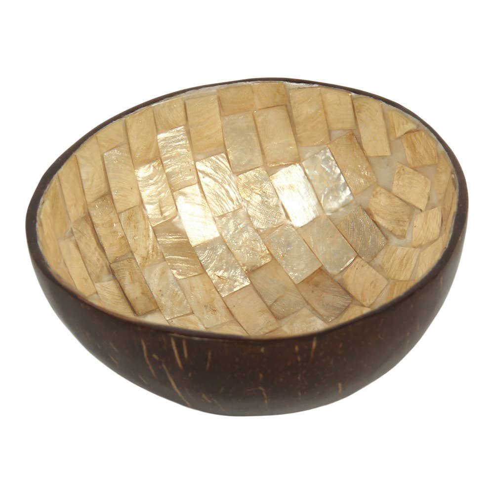 EARTHWARE - Wholesale Decorative Plate/Dish/Bowl - Coconut bowl Moana beige0