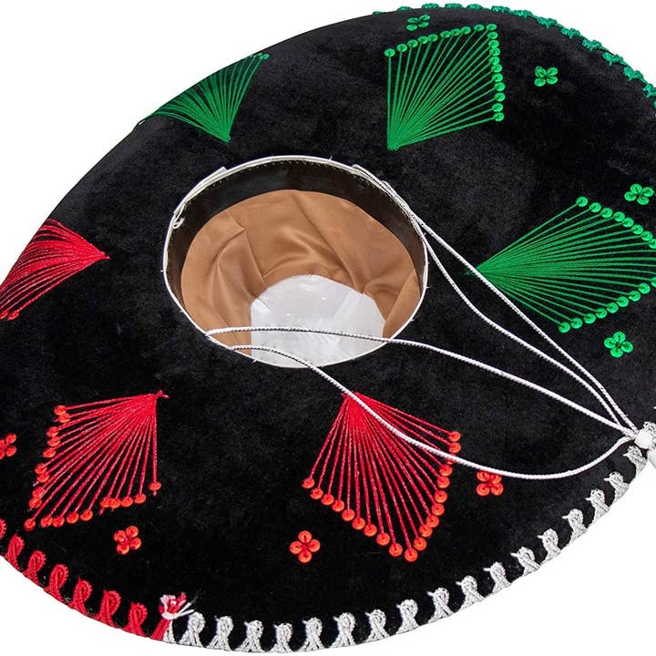 FESTMEX - Wholesale Cowboy Hat - Unisex - Authentic Adult Mexican Sombrero Mariachi Charro Hat, Premium Mexican Hat for Costume Parties, 5 de Mayo, 16 de Septiembre2