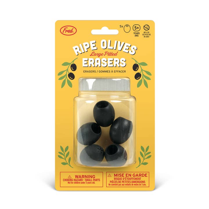 UNCANNY - Olive Erasers - Set of 5 and other Purchase Wholesale labubu erasers. Free Returns & Net 60 Terms on Faire trending on Faire.
